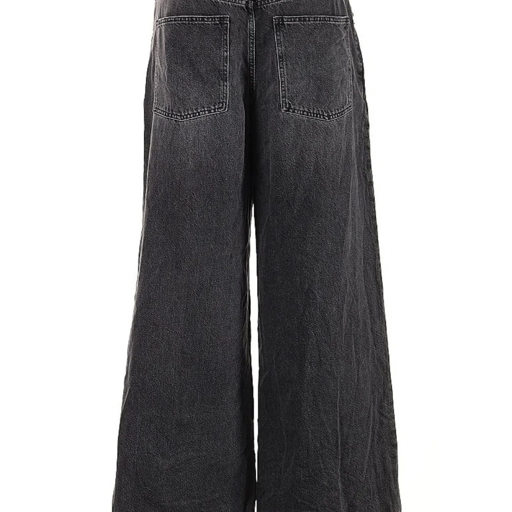Madewell Charcoal Wide-Leg Jeans - Picture 2 of 2